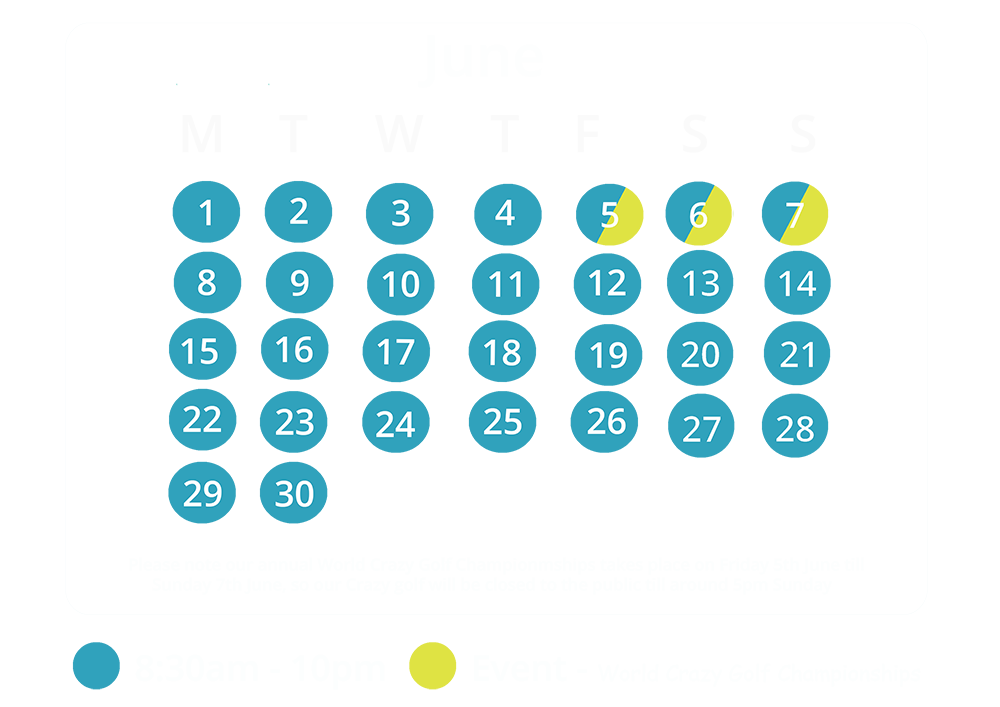 june opening times