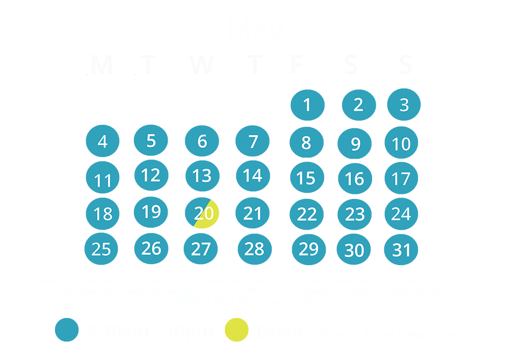 may opening times