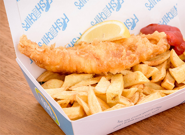 Fish and Chips at Hastings Adventure Golf