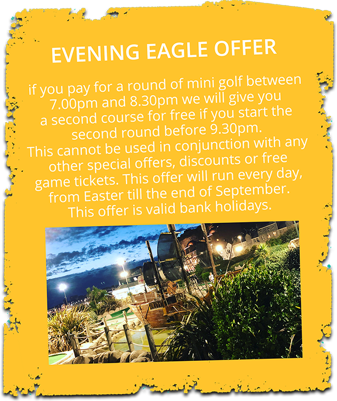 winter warmer offer at hastings adventure golf