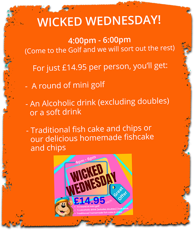 winter warmer offer at hastings adventure golf